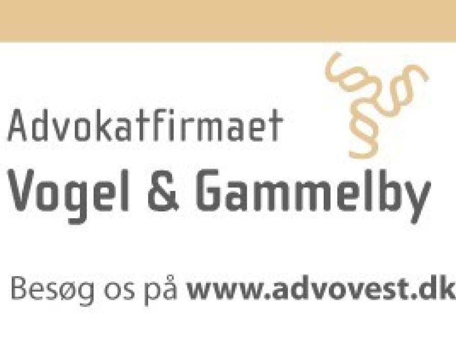 Billedet forestiller advokatfirmaet Vogel og Gammelbys logo.